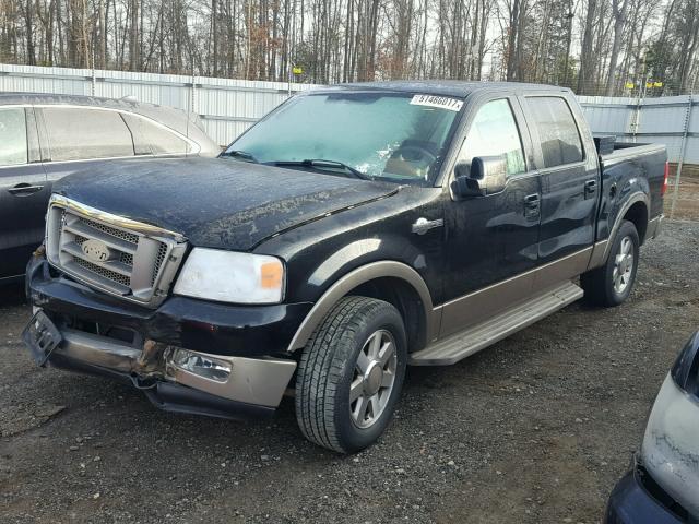 1FTPW12525KE72157 - 2005 FORD F150 SUPER BLACK photo 2