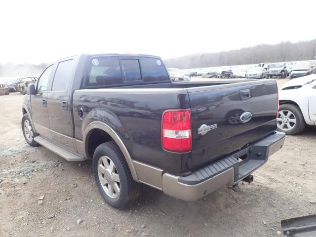 1FTPW12525KE72157 - 2005 FORD F150 SUPER BLACK photo 3