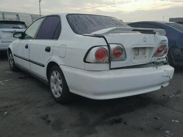 JHMEJ6673YS009705 - 2000 HONDA CIVIC LX WHITE photo 3