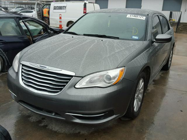 1C3CCBBB5DN595858 - 2013 CHRYSLER 200 TOURIN GRAY photo 2