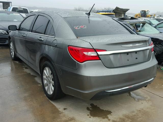 1C3CCBBB5DN595858 - 2013 CHRYSLER 200 TOURIN GRAY photo 3