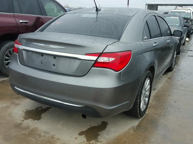 1C3CCBBB5DN595858 - 2013 CHRYSLER 200 TOURIN GRAY photo 4