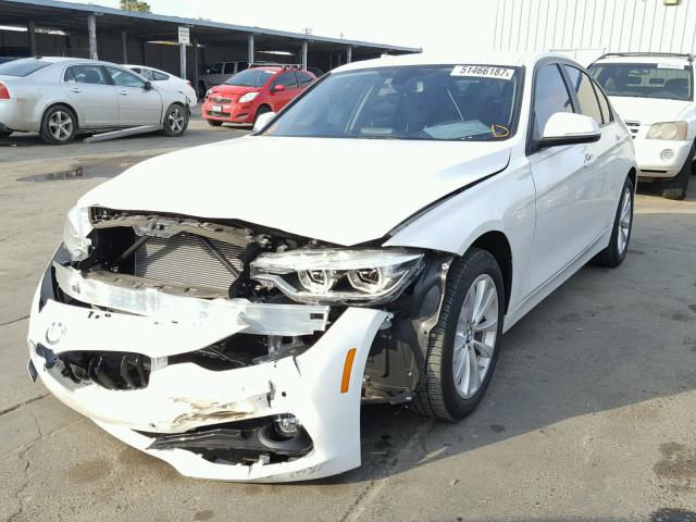 WBA8E1G35HNU17426 - 2017 BMW 320 I WHITE photo 2