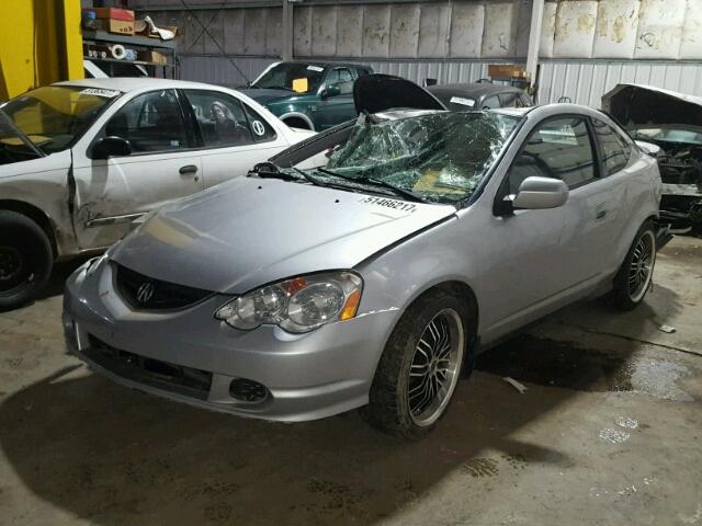 JH4DC54822C023799 - 2002 ACURA RSX SILVER photo 2