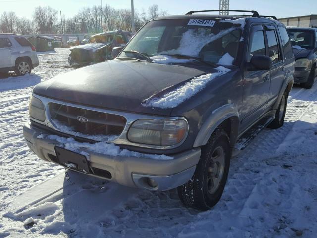 1FMDU35P7XZA99124 - 1999 FORD EXPLORER TEAL photo 2