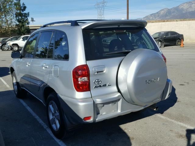 JTEHD20V150047197 - 2005 TOYOTA RAV4 SILVER photo 3