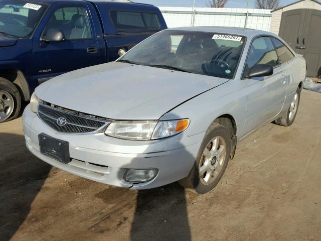 2T1CF22P61C495782 - 2001 TOYOTA CAMRY SOLA SILVER photo 2