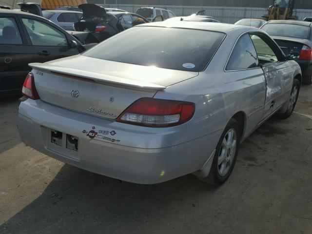 2T1CF22P61C495782 - 2001 TOYOTA CAMRY SOLA SILVER photo 4