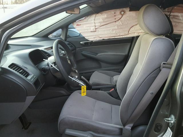 1HGFA16867L083311 - 2007 HONDA CIVIC EX GRAY photo 5