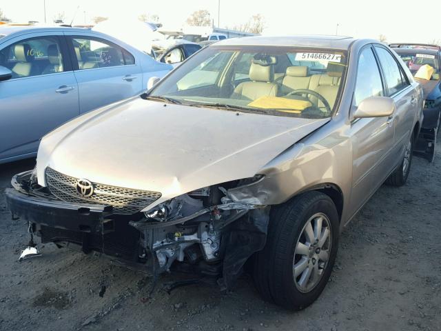 4T1BF32K83U553088 - 2003 TOYOTA CAMRY LE ოქროსფერი ფოტო 2