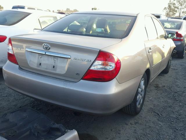 4T1BF32K83U553088 - 2003 TOYOTA CAMRY LE ოქროსფერი ფოტო 4