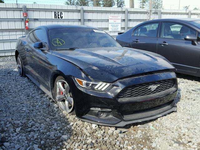 1FA6P8AM6F5333312 - 2015 FORD MUSTANG BLACK photo 1