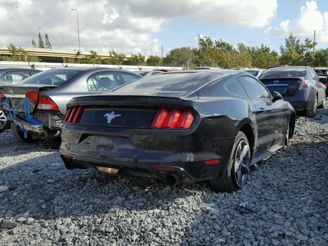 1FA6P8AM6F5333312 - 2015 FORD MUSTANG BLACK photo 4