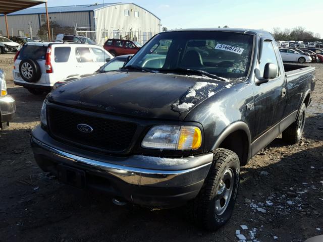 1FTRF18203NA70736 - 2003 FORD F150 BLACK photo 2