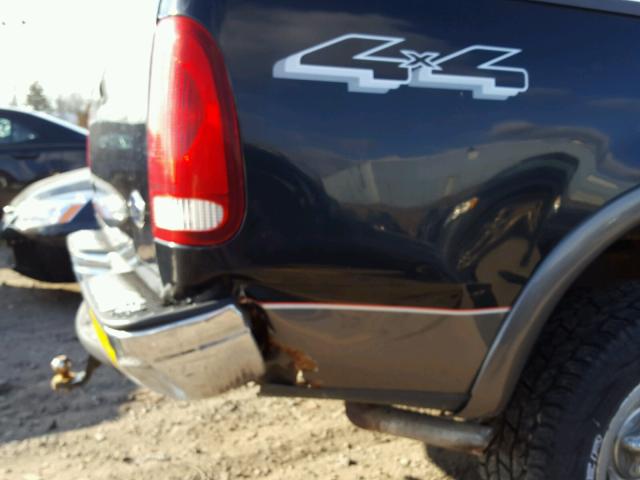 1FTRF18203NA70736 - 2003 FORD F150 BLACK photo 9