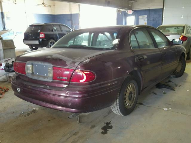 1G4HP52K25U207849 - 2005 BUICK LESABRE CU BURGUNDY photo 4