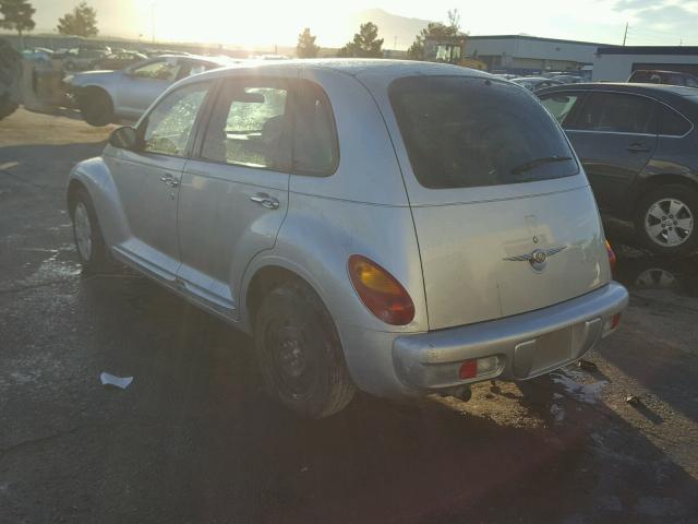 3C4FY48B14T327919 - 2004 CHRYSLER PT CRUISER SILVER photo 3