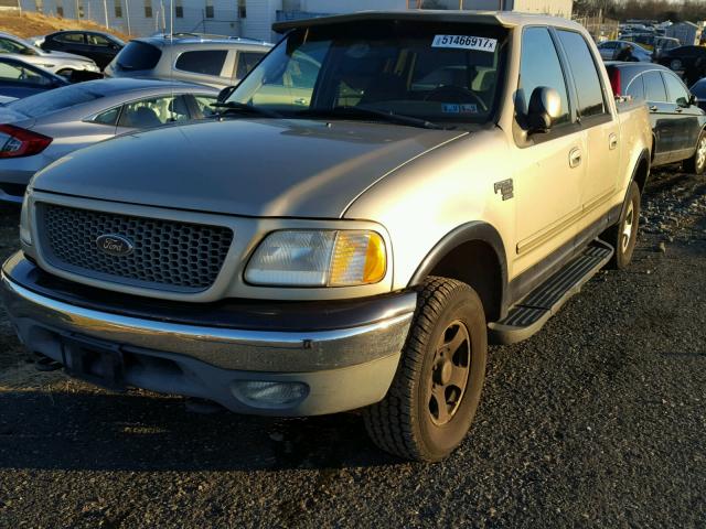 1FTRW08L51KD57975 - 2001 FORD F150 SUPER TAN photo 2