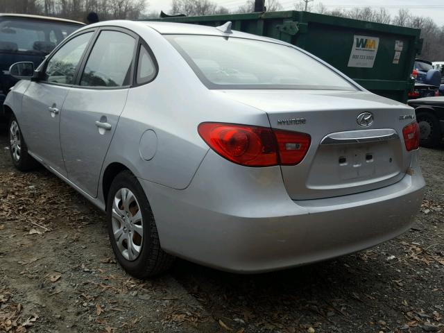 KMHDU4AD3AU140905 - 2010 HYUNDAI ELANTRA BL SILVER photo 3