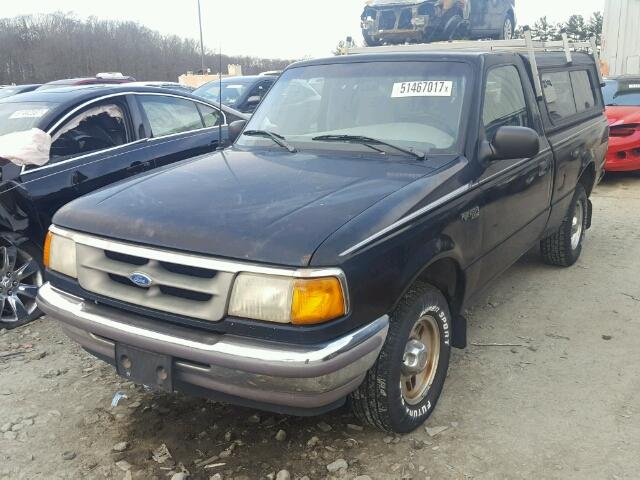 1FTCR10A8TTA40332 - 1996 FORD RANGER BLUE photo 2