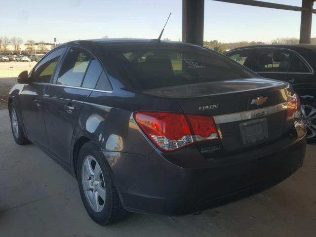 1G1PC5SB8E7405886 - 2014 CHEVROLET CRUZE LT GRAY photo 3