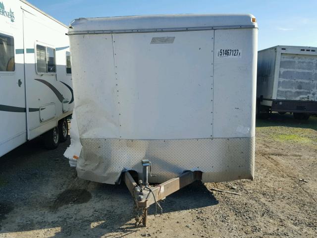 4P2AB16207U082251 - 2007 PACE TRAILER WHITE photo 2