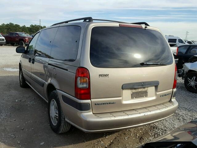 1GNDX03E33D118424 - 2003 CHEVROLET VENTURE TAN photo 3