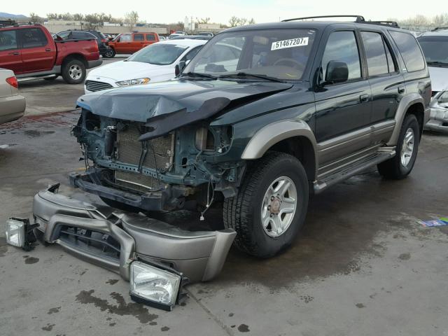 JT3HN87R3Y0270198 - 2000 TOYOTA 4RUNNER LI GREEN photo 2