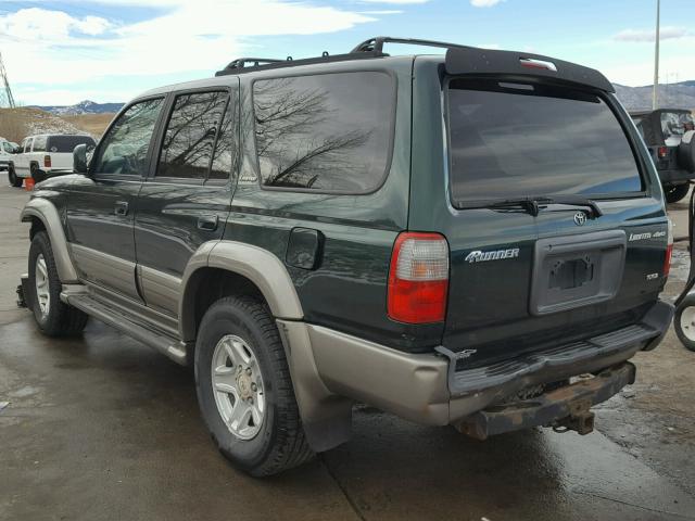 JT3HN87R3Y0270198 - 2000 TOYOTA 4RUNNER LI GREEN photo 3