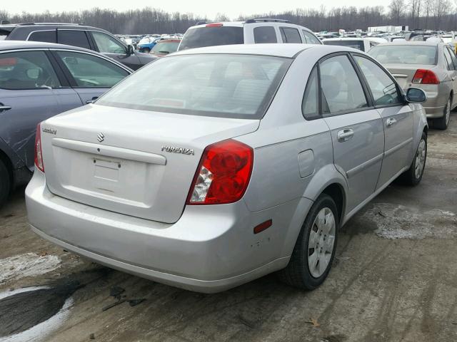 KL5JD56Z38K837794 - 2008 SUZUKI FORENZA BA SILVER photo 4