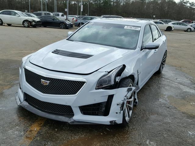 1G6A15S68J0119077 - 2018 CADILLAC CTS-V BLUE photo 2