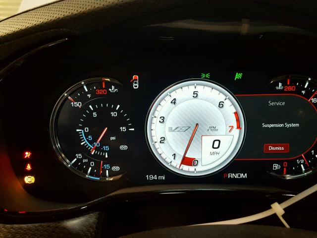 1G6A15S68J0119077 - 2018 CADILLAC CTS-V BLUE photo 8