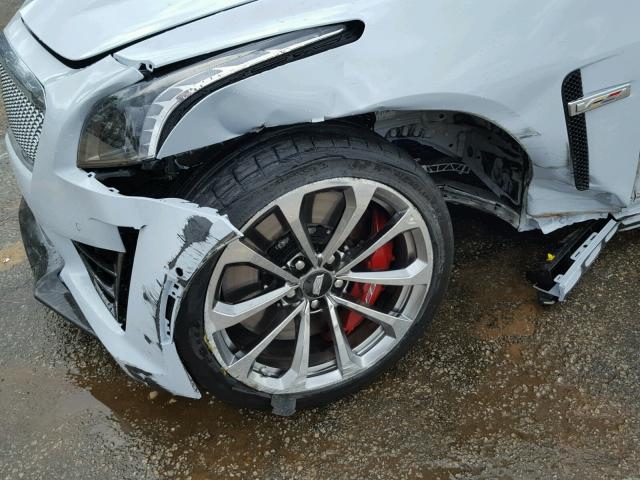 1G6A15S68J0119077 - 2018 CADILLAC CTS-V BLUE photo 9