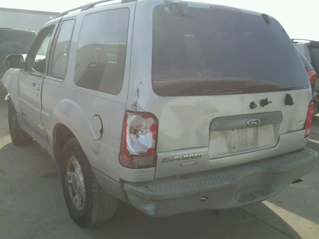 1FMCU60E92UB96091 - 2002 FORD EXPLORER S 灰色 照片 3