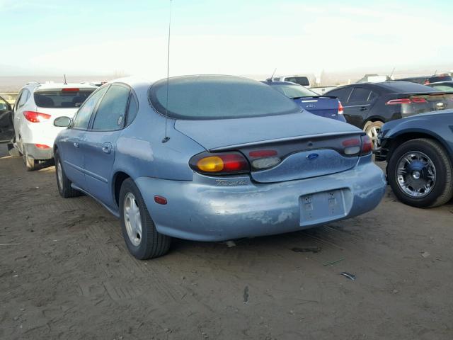 1FALP52U9VA192127 - 1997 FORD TAURUS GL BLUE photo 3