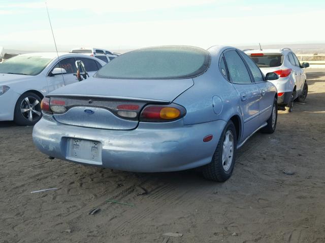 1FALP52U9VA192127 - 1997 FORD TAURUS GL BLUE photo 4