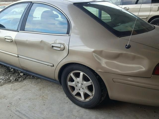 1MEFM55S41G651578 - 2001 MERCURY SABLE LS P GOLD photo 9