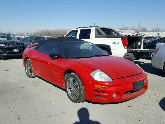 4A3AE75H13E209538 - 2003 MITSUBISHI ECLIPSE SP RED photo 1