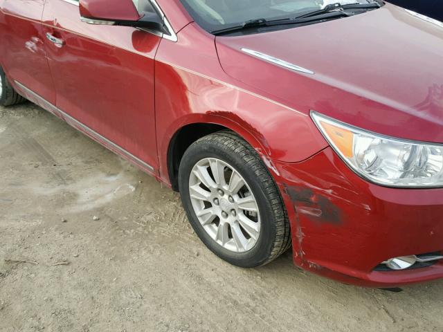 1G4GC5ER4CF309073 - 2012 BUICK LACROSSE RED photo 10