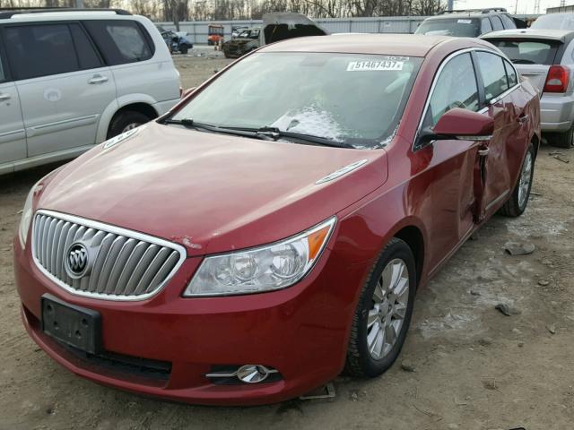 1G4GC5ER4CF309073 - 2012 BUICK LACROSSE RED photo 2