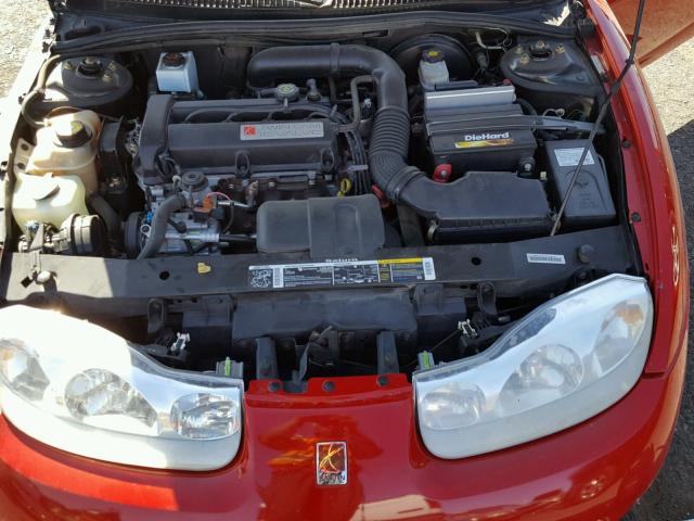 1G8ZY147X2Z216573 - 2002 SATURN SC2 RED photo 7