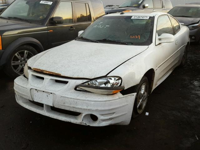 1G2NV12E03C328158 - 2003 PONTIAC GRAND AM G WHITE photo 2