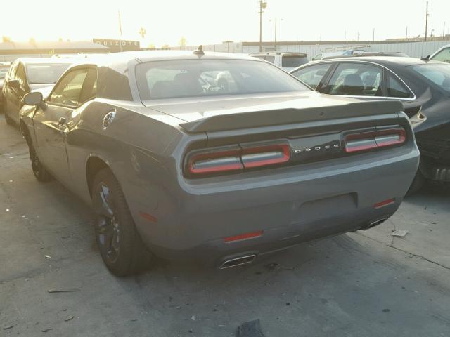 2C3CDZAG2JH116447 - 2018 DODGE CHALLENGER GRAY photo 3