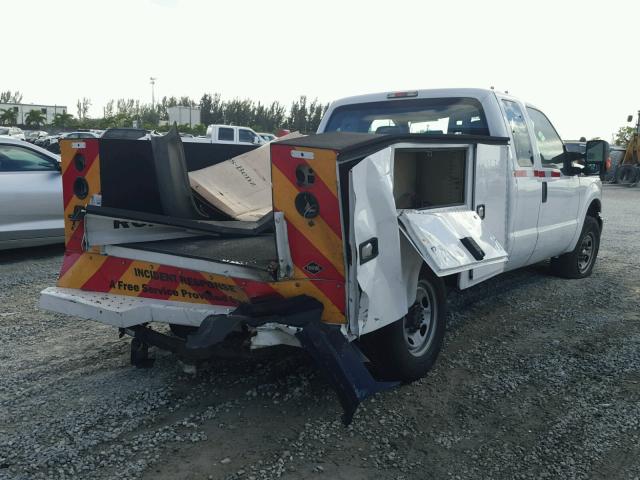 1FT7X2A69FEB91647 - 2015 FORD F250 SUPER WHITE photo 4