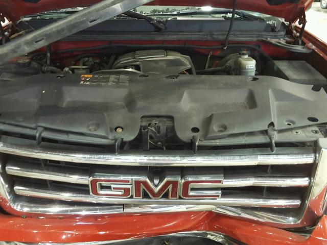 1GTR2VE72CZ303821 - 2012 GMC SIERRA K15 RED photo 7