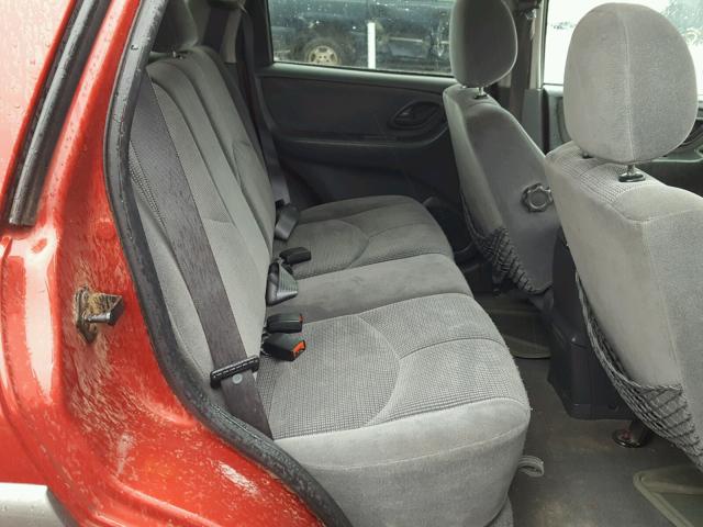 4F2YZ04114KM17889 - 2004 MAZDA TRIBUTE LX RED photo 6