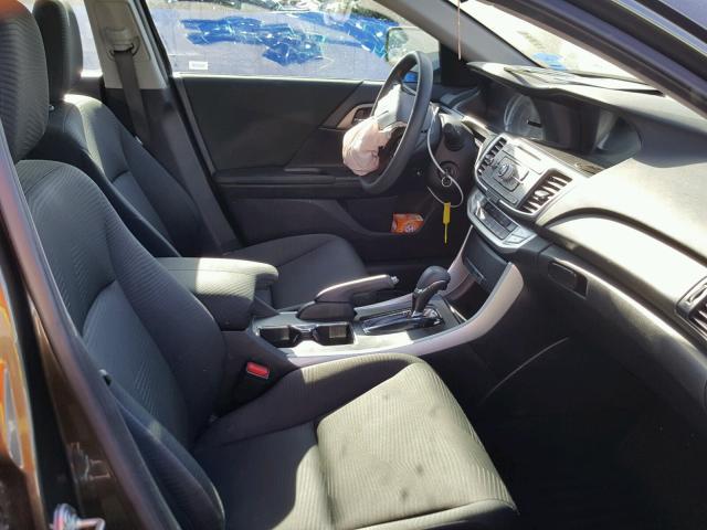 1HGCR2F38FA102439 - 2015 HONDA ACCORD LX GRAY photo 5