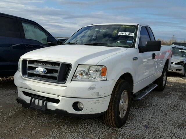 1FTRF12236NA47531 - 2006 FORD F150 WHITE photo 2