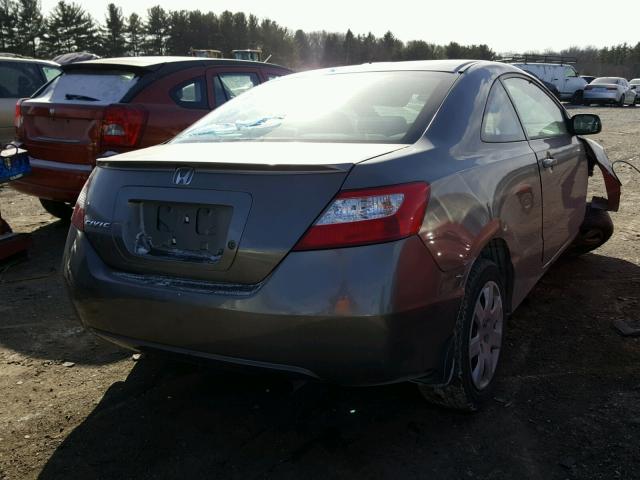 2HGFG11627H566859 - 2007 HONDA CIVIC LX GRAY photo 4