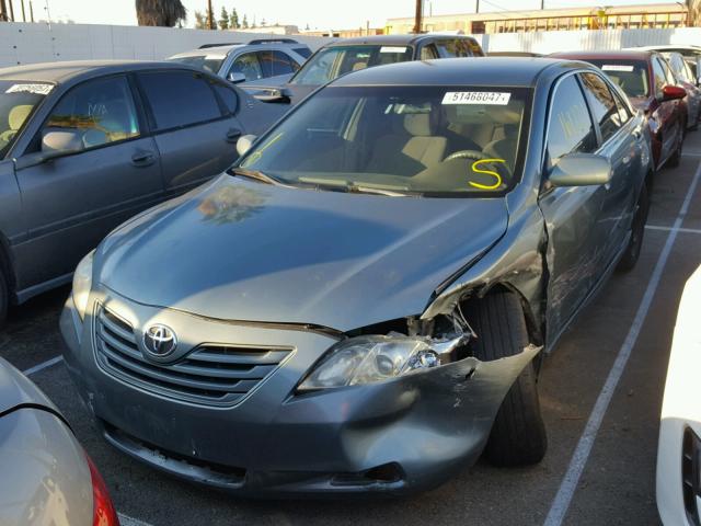 4T1BE46K97U669148 - 2007 TOYOTA CAMRY NEW GREEN photo 2